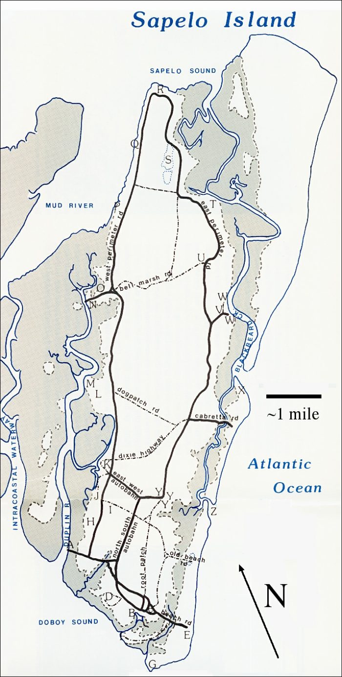 Sapelo Handbook Map Marine Institute